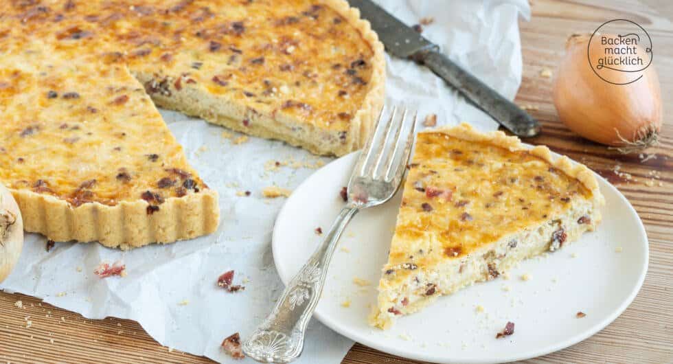 Zwiebelkuchen vom Blech | Backen macht glücklich