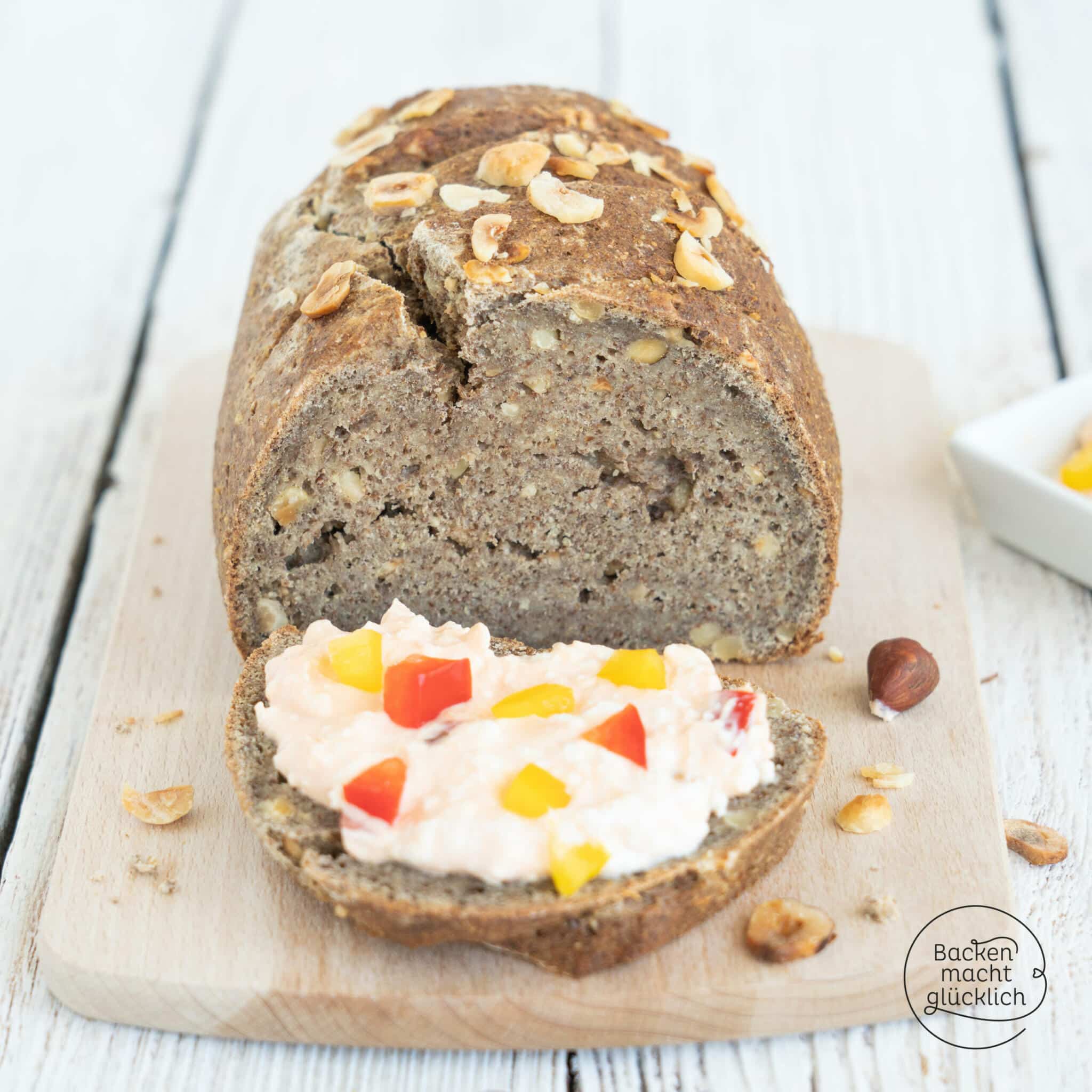 Einfaches Low Carb Nussbrot Backen Macht Glucklich