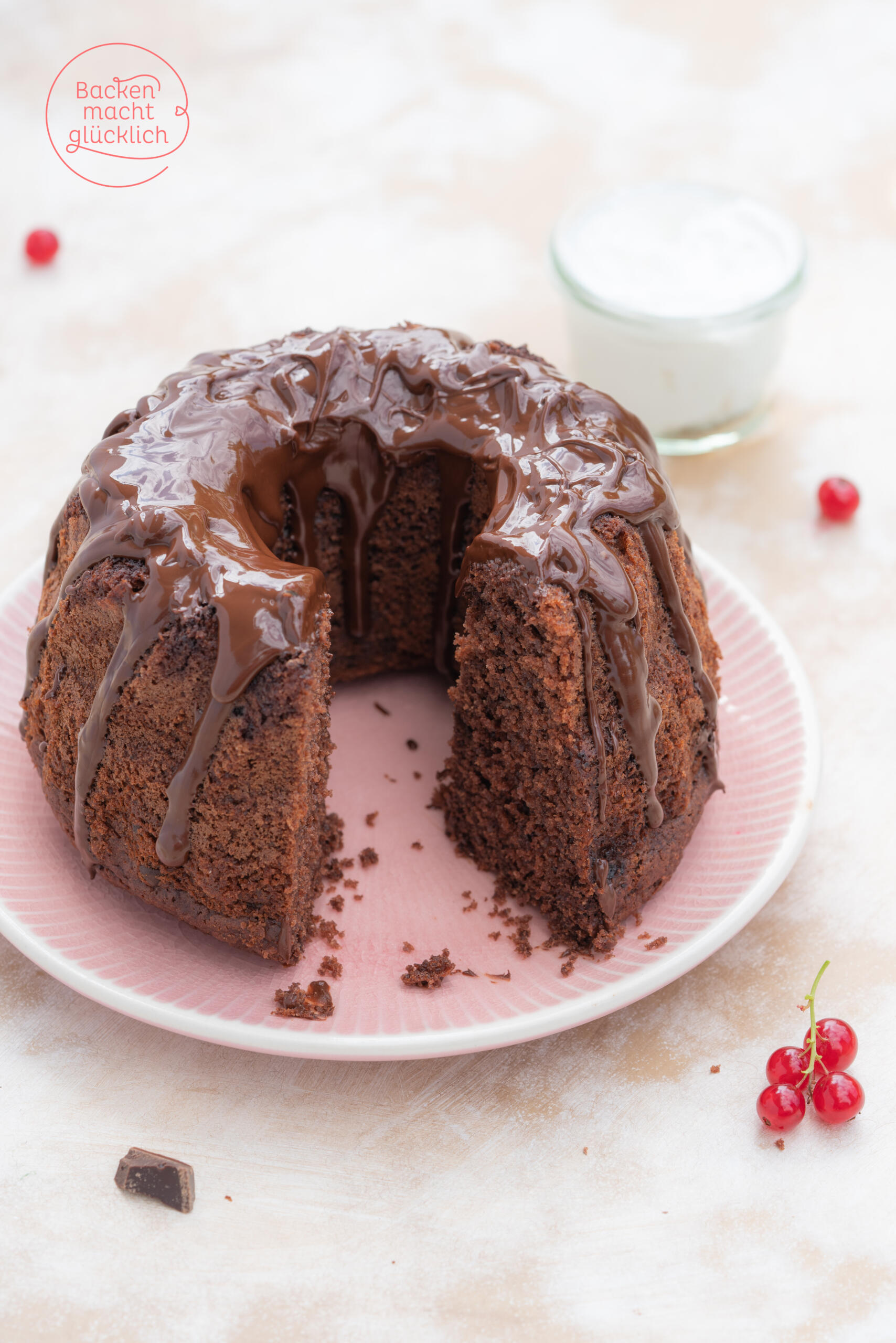Saftiger Schoko-Joghurt-Kuchen | Backen macht glücklich