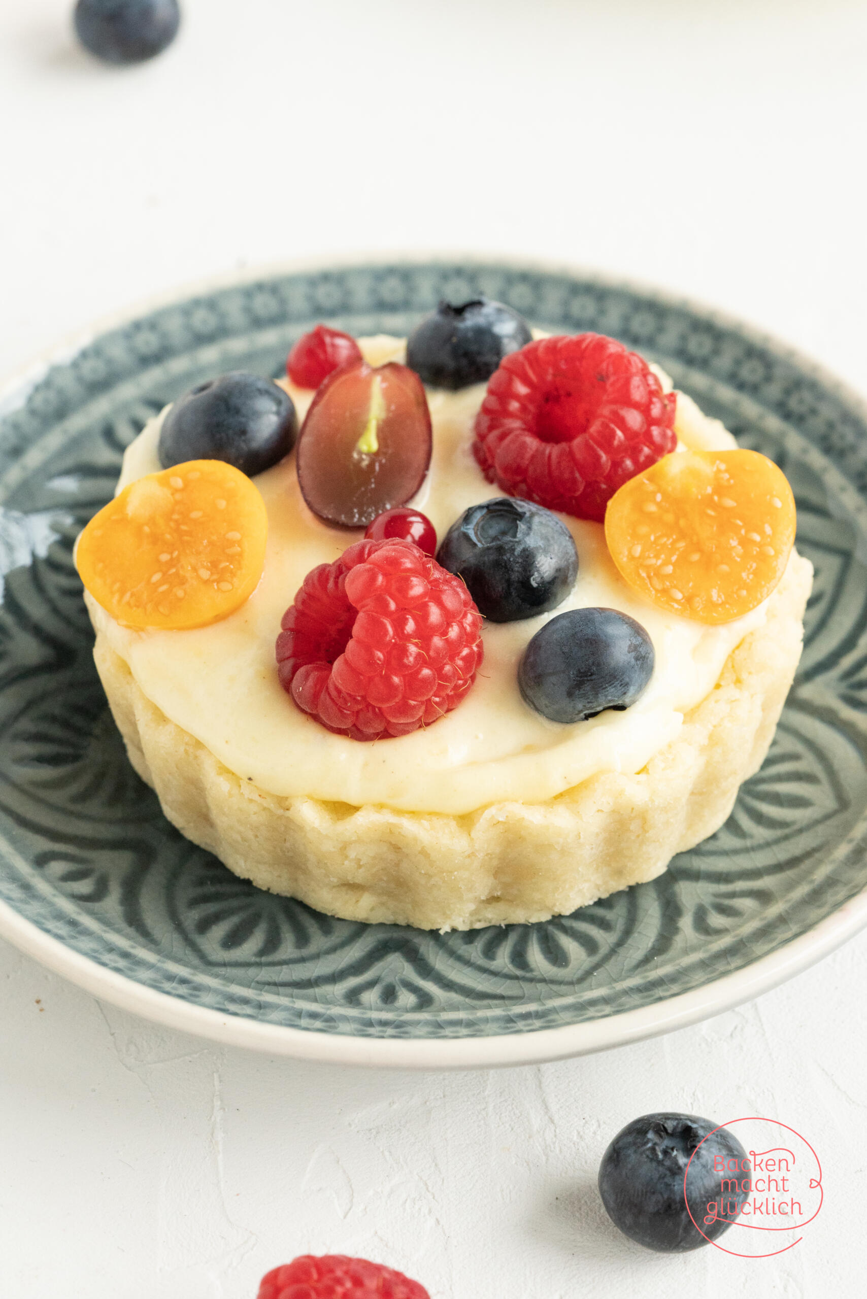 Obst-Tartelettes mit Vanillecreme