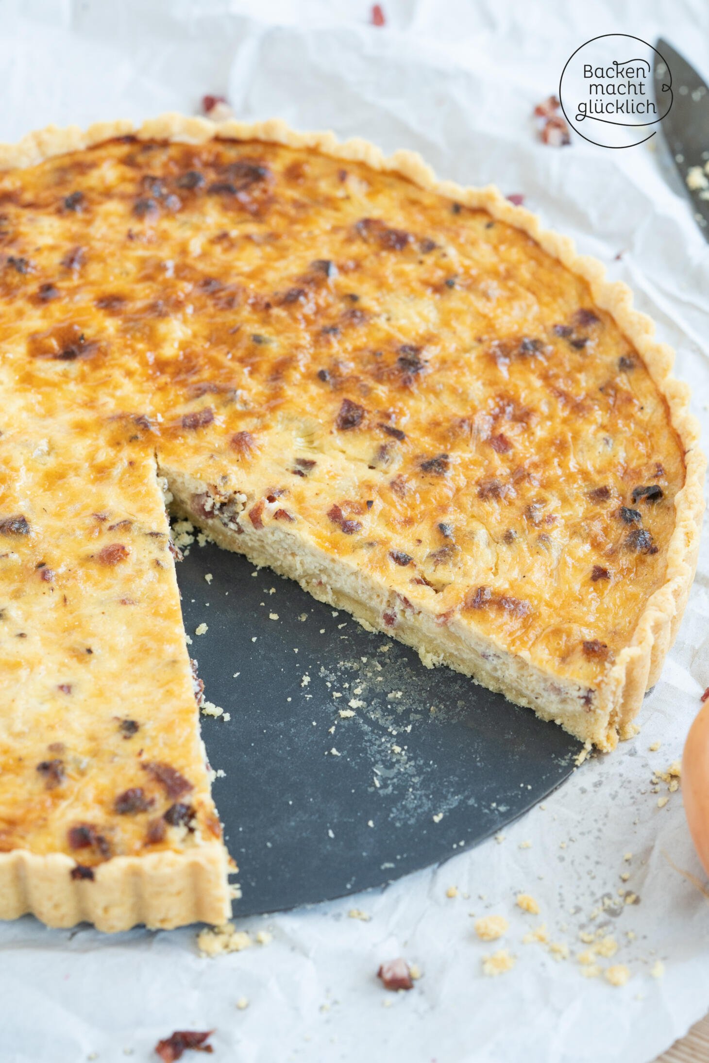 Einfacher, klassischer Zwiebelkuchen | Backen macht glücklich