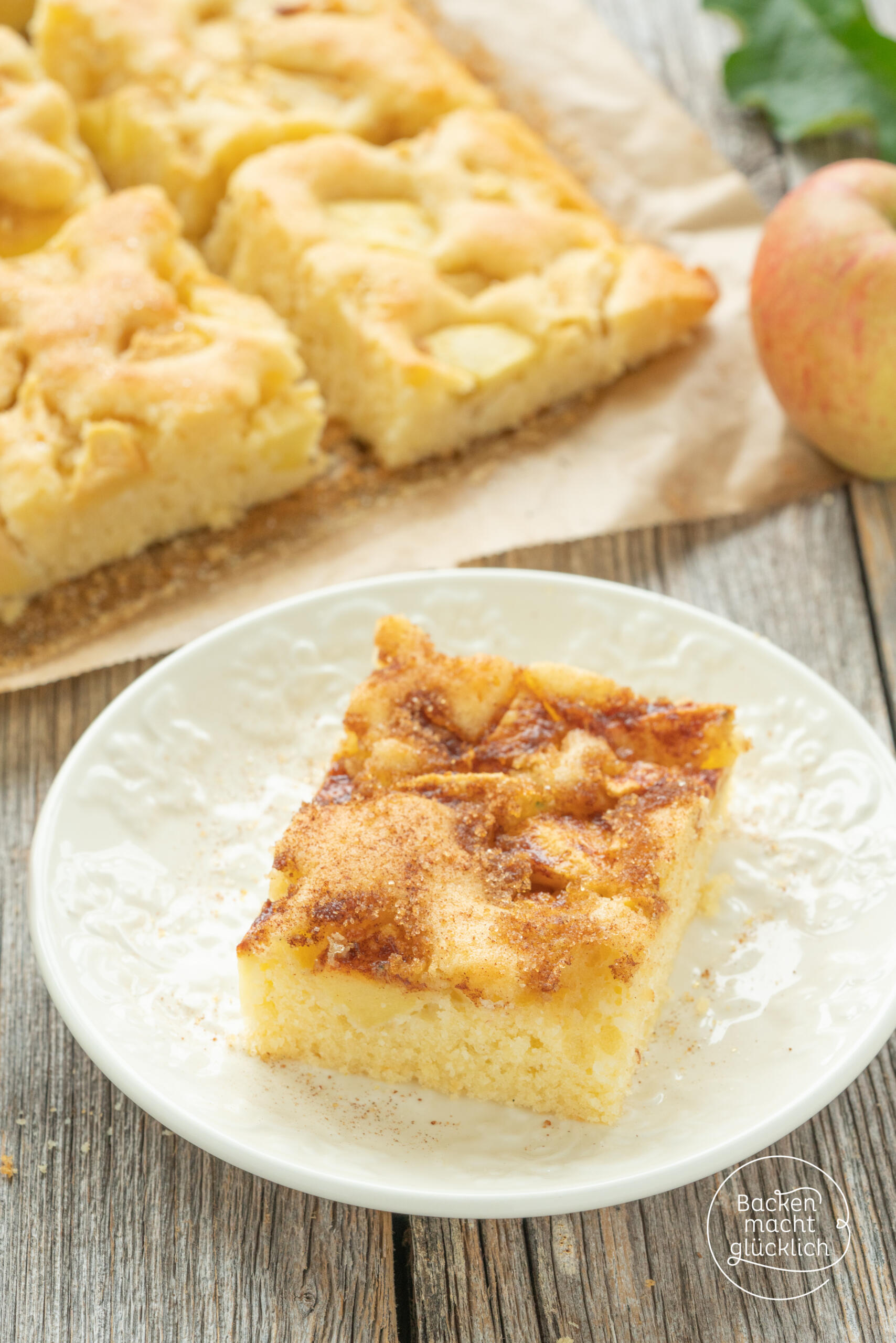 Apfel-Zimt-Kuchen vom Blech