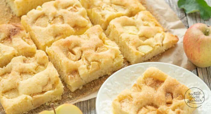 Apfelkuchen vom Blech