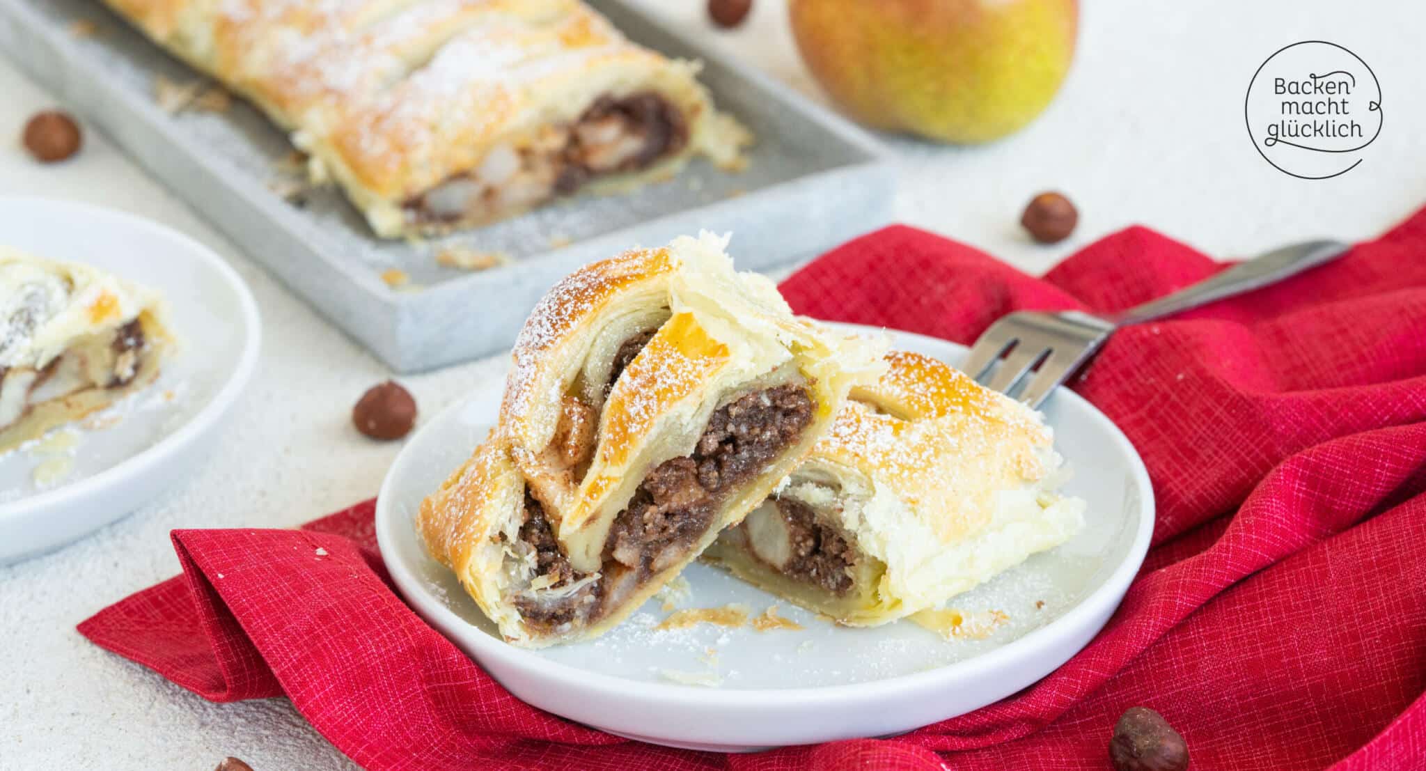 Schneller Birnenstrudel | Backen macht glücklich