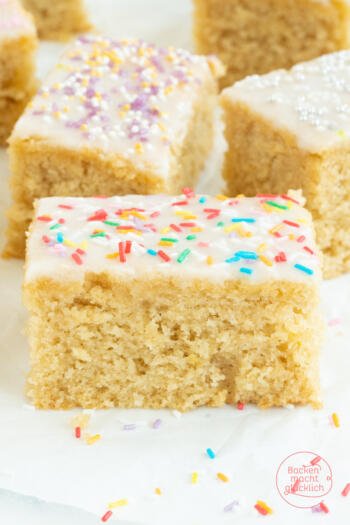 Rührkuchen Blech mit Sprudel