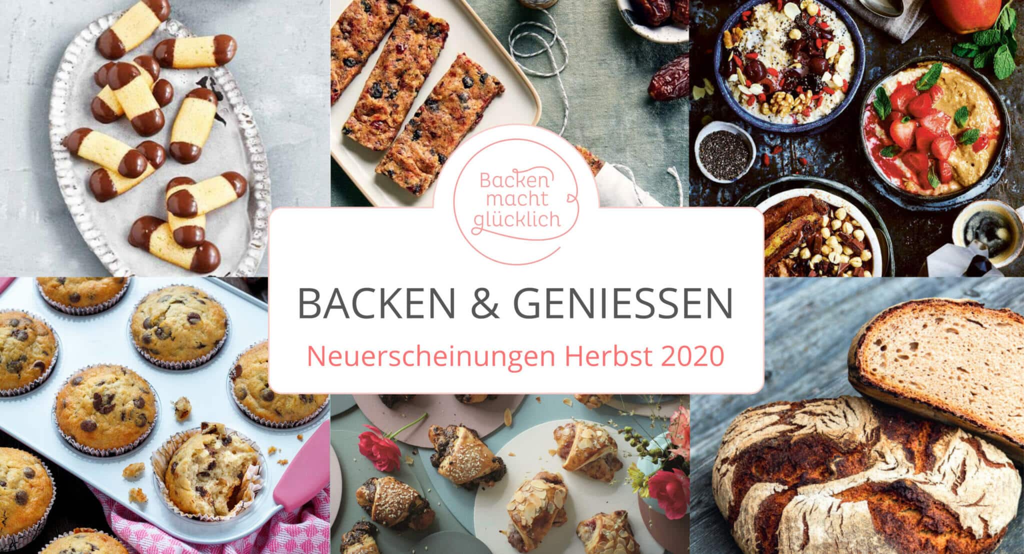 Lesegenuss: Neue Backbücher im Herbst & Winter 2020