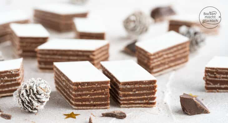 Heinerle (Schoko-Oblaten-Würfel) | Backen macht glücklich