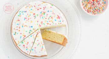Kalorienarmer Vanille-Protein-Kuchen