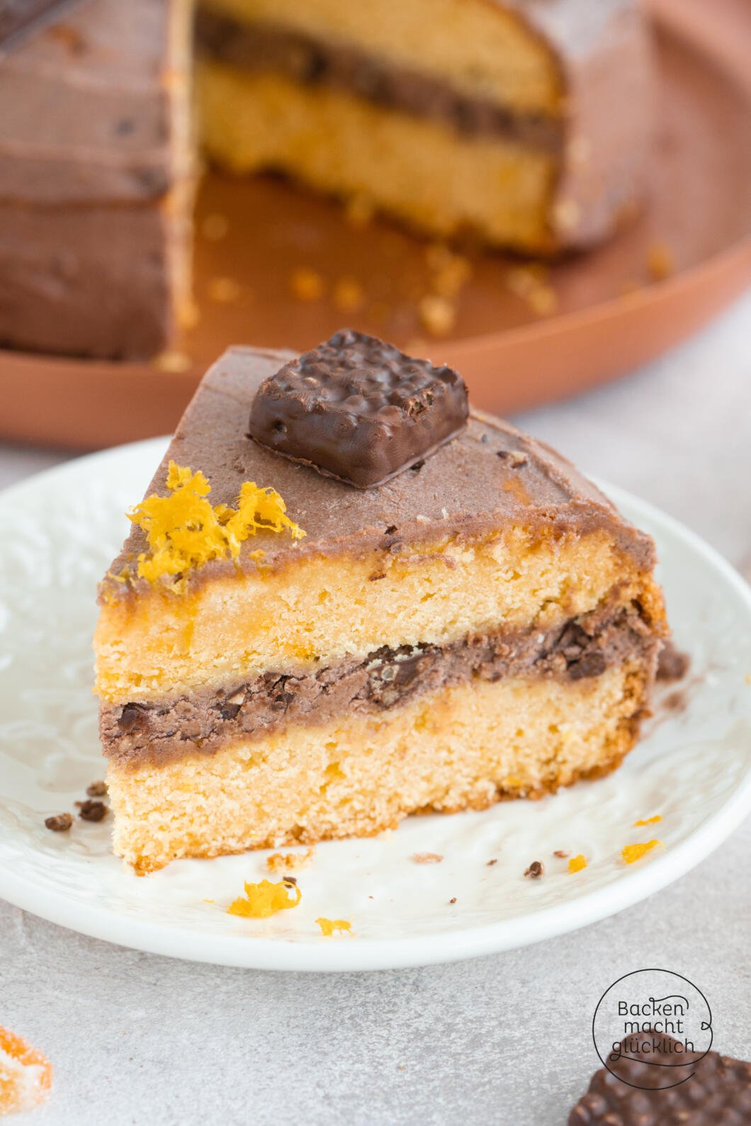 Köstliche Schokoladen-Orangen-Torte | Backen macht glücklich