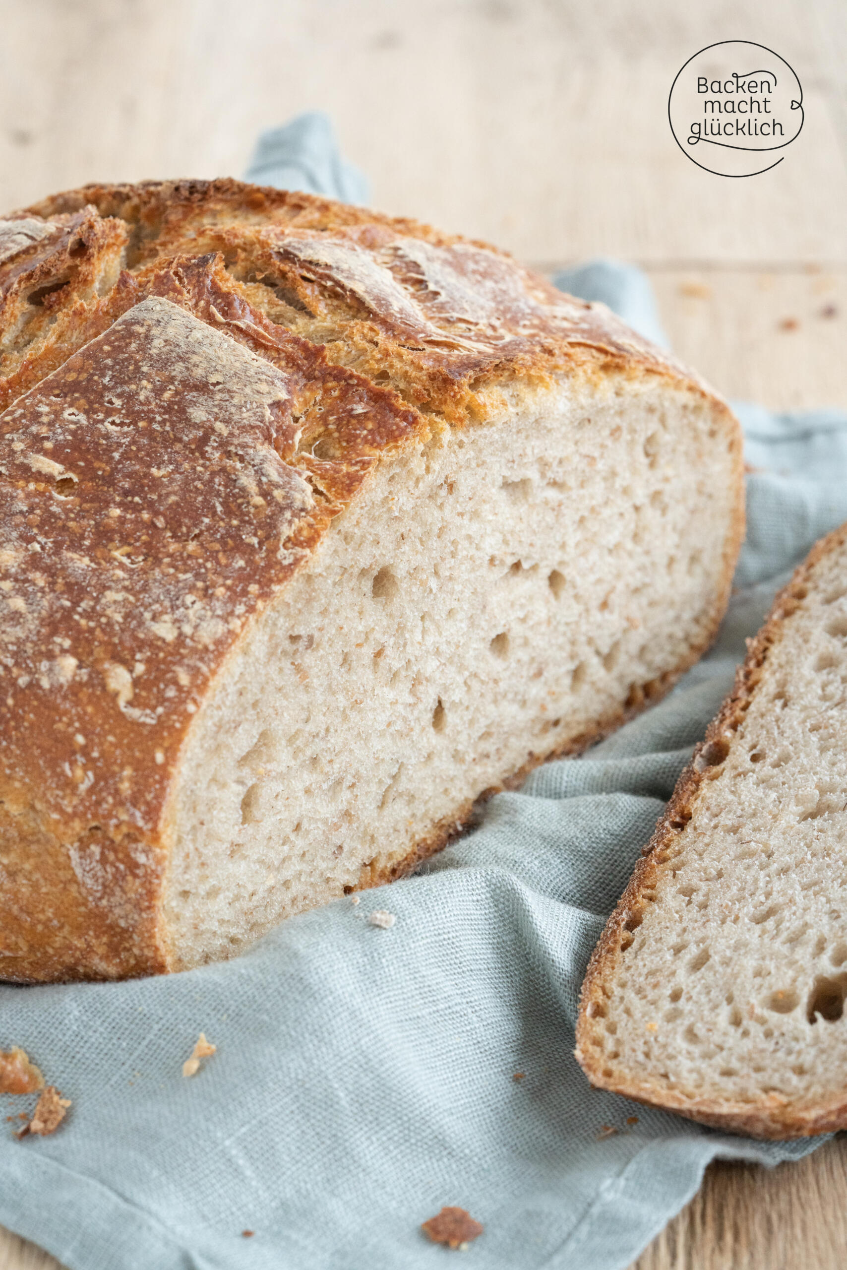 Sauerteig-Bauernbrot ohne Hefe