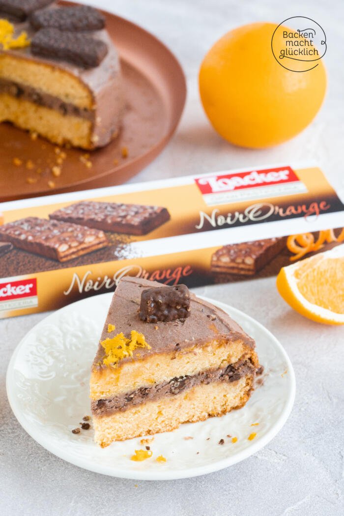 Köstliche Schokoladen-Orangen-Torte