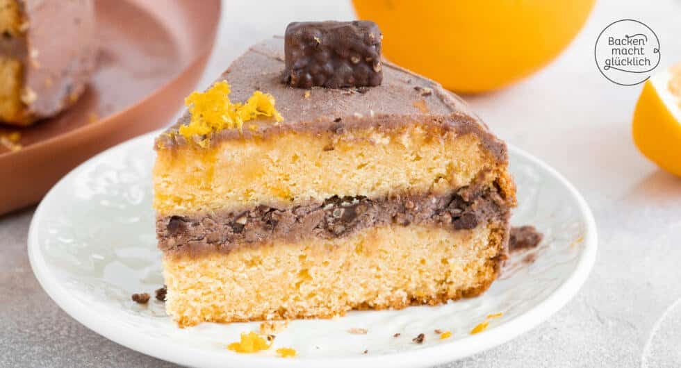 Schokoladentorte mit Orangencreme