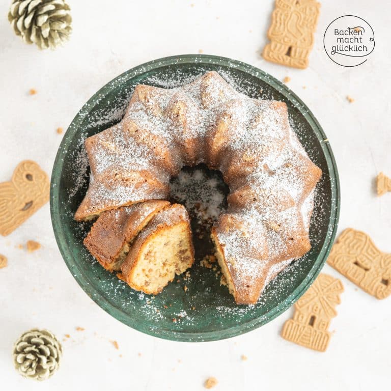 Köstlicher Spekulatiuskuchen mit Keks-Stückchen