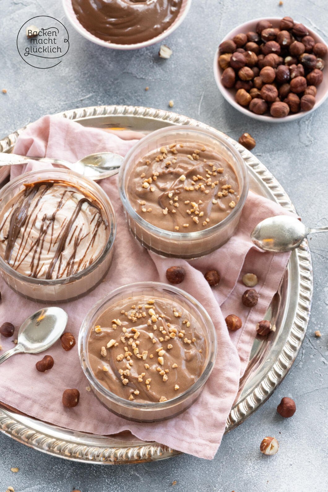 Schnelles Nougat-Dessert aus 3 Zutaten | Backen macht glücklich