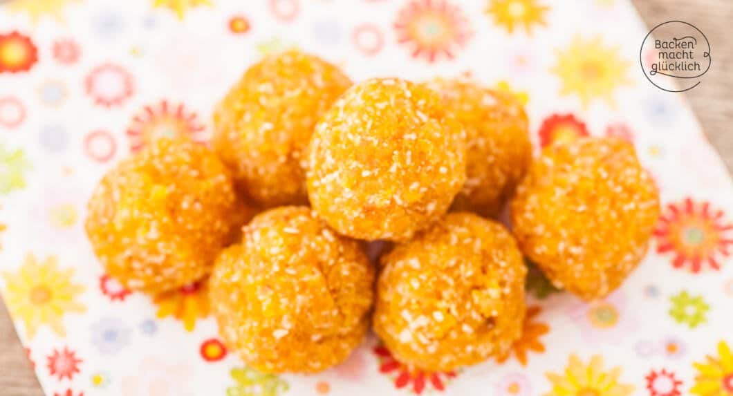 Aprikosen-Kokos-Konfekt ohne Zucker | Backen macht glücklich