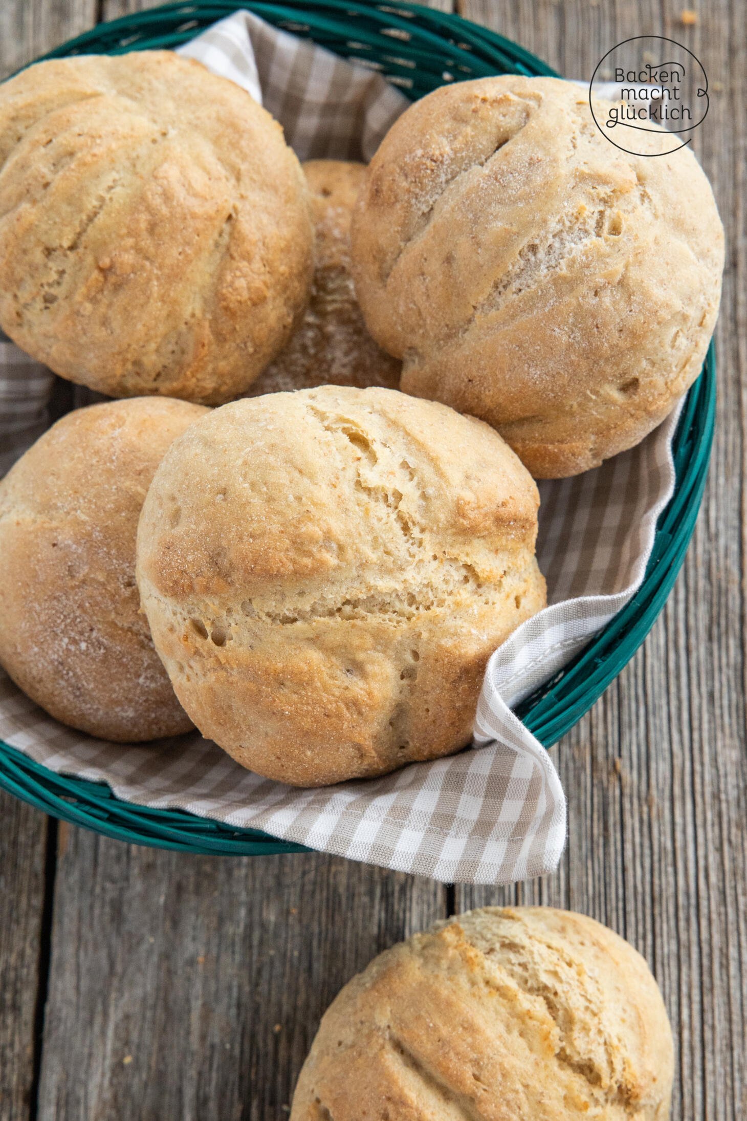 Einfache, schnelle Dinkelbrötchen | Backen macht glücklich