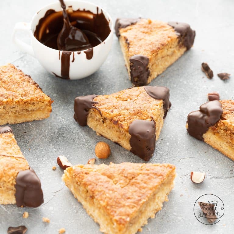 Low Carb Nussecken ohne Mehl und Zucker