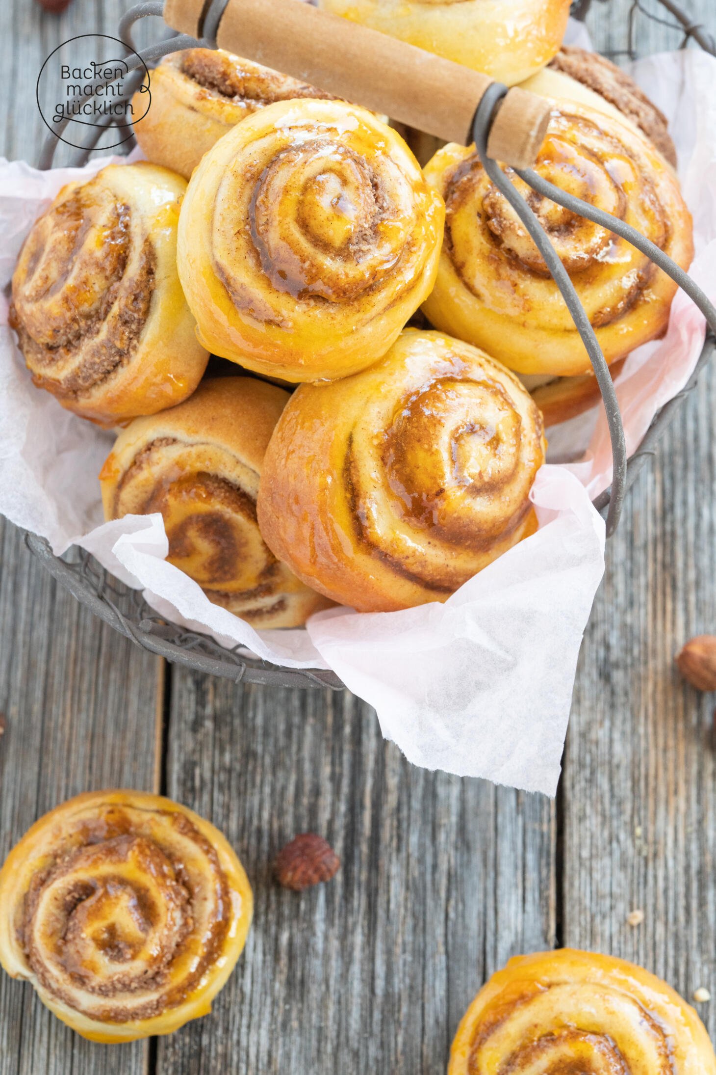 Fluffige Nuss-Schnecken | Backen macht glücklich