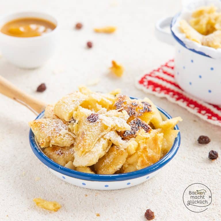 Veganer Kaiserschmarrn ohne Ei, Milch und Butter