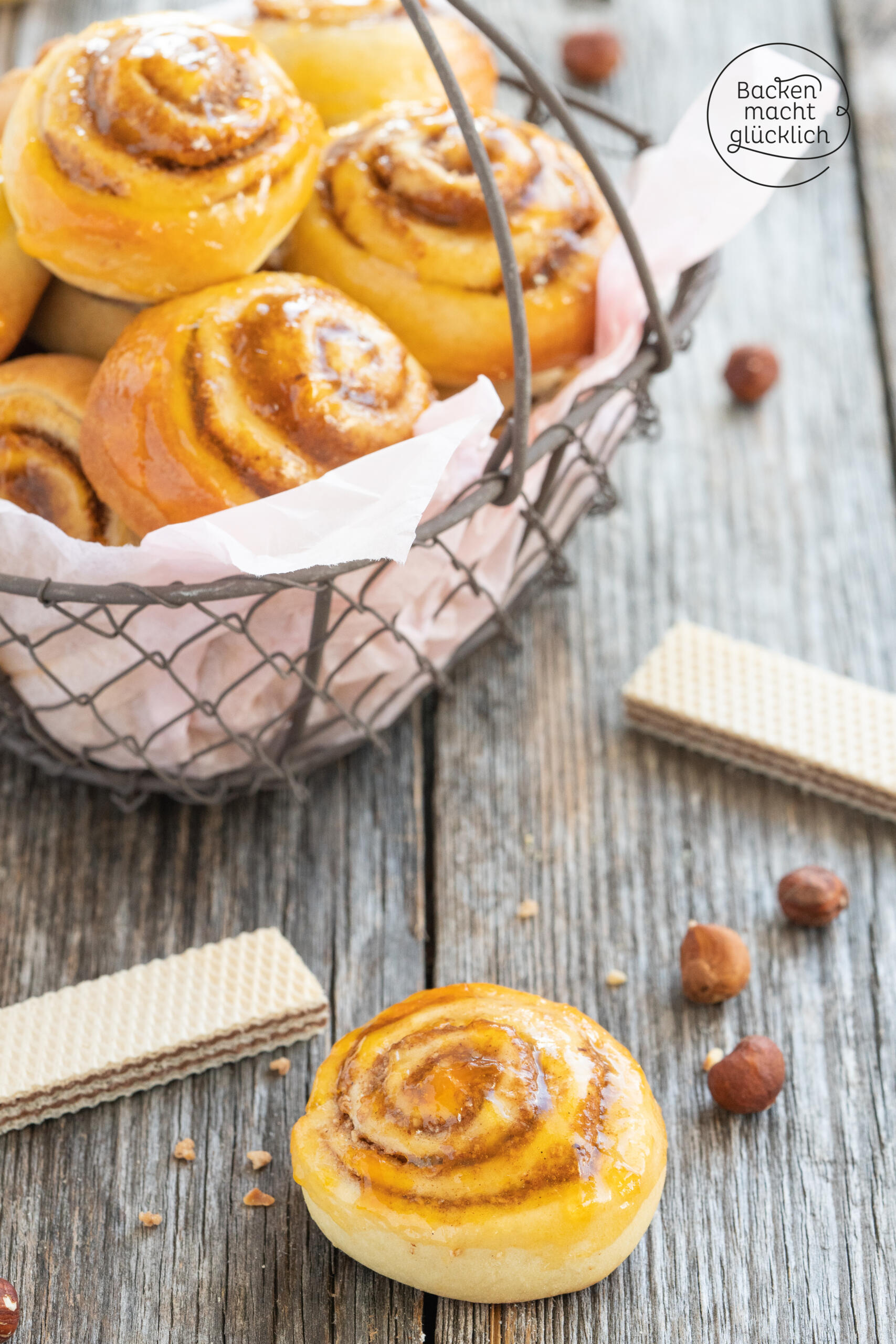 Zimt-Nuss-Schnecken