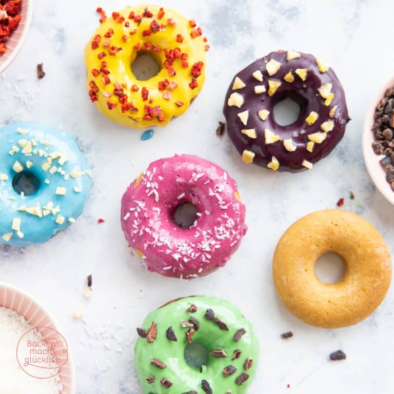 Gesunde Donuts: vegan & zuckerfrei
