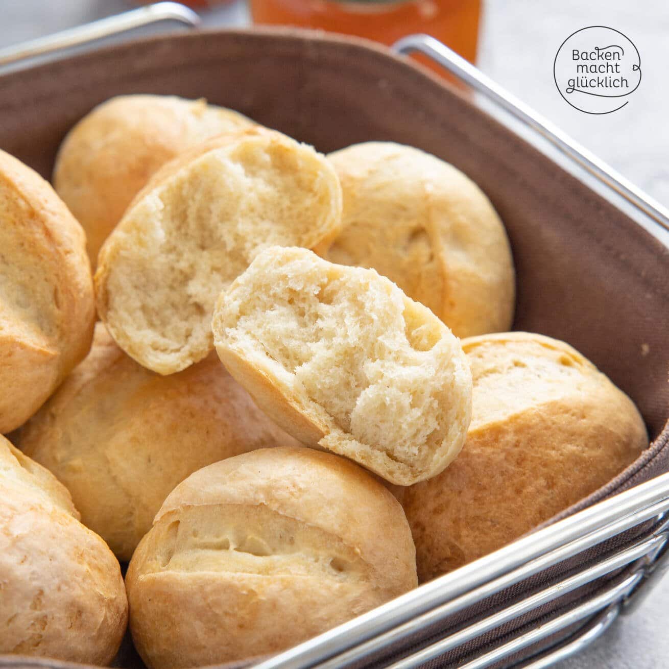 Einfache klassische Brötchen | Backen macht glücklich