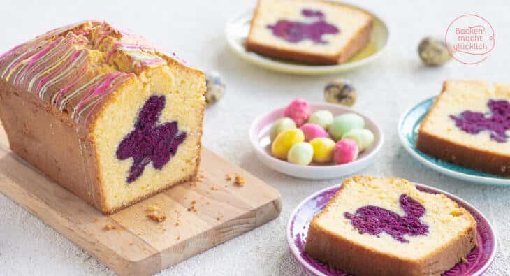 Easter bunny motif cake