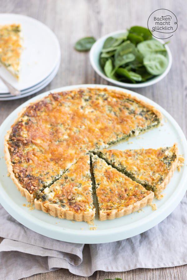 Quiche mit Spinat
