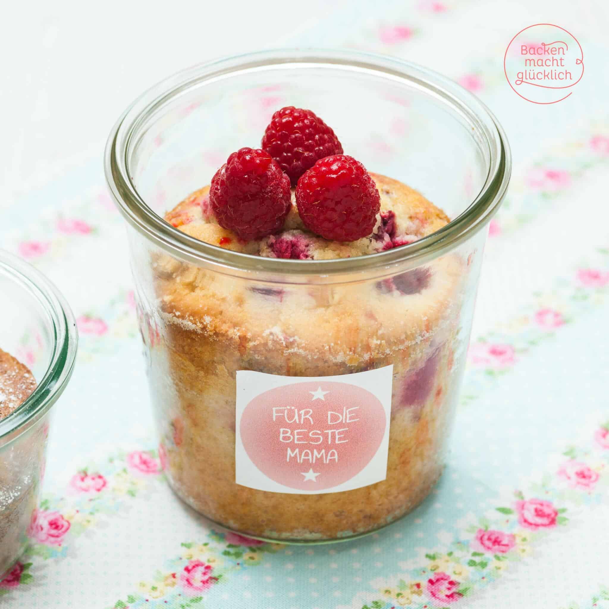 Muttertagsgeschenk: Kuchen im Glas | Backen macht glücklich