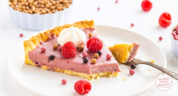 Himbeertarte mit Schokolade | Backen macht glücklich