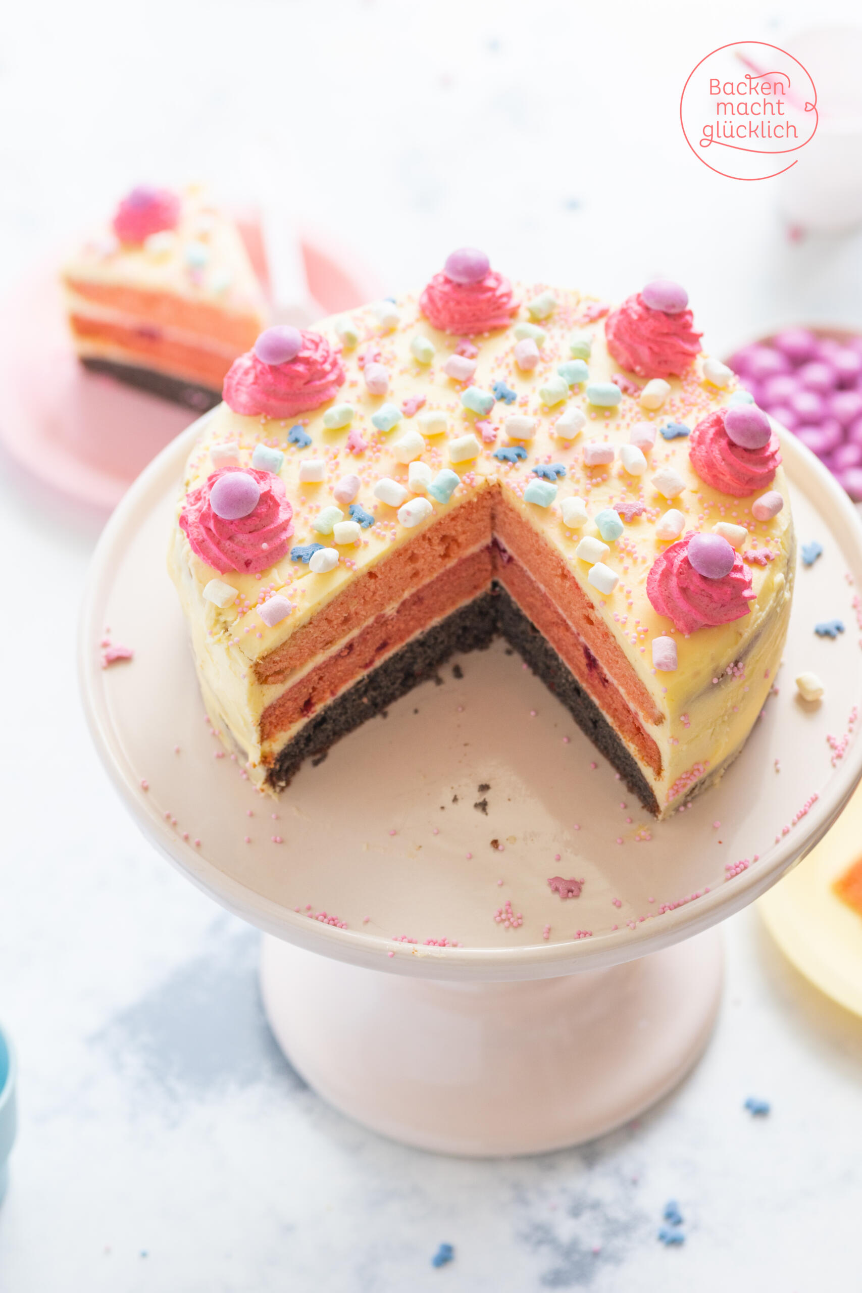 Geburtstagstorte Mädchen ohne Fondant