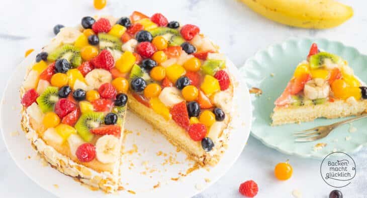 Gemischte Obsttorte