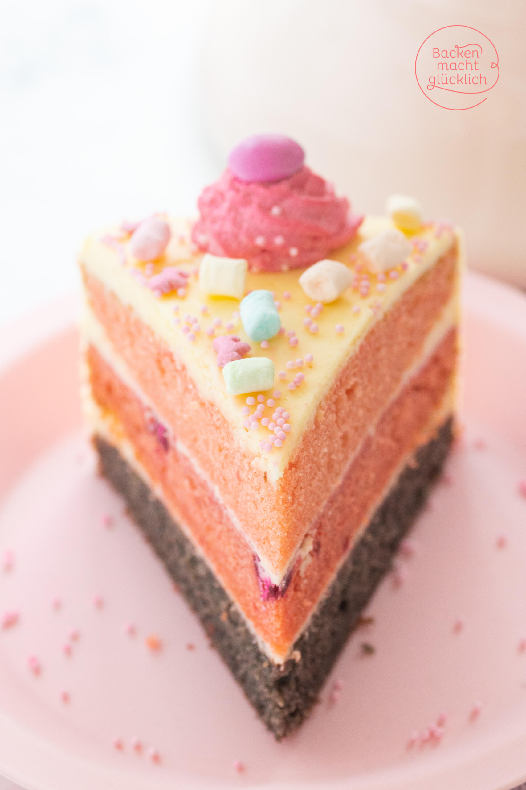 Rosa Torte Kindergeburtstag