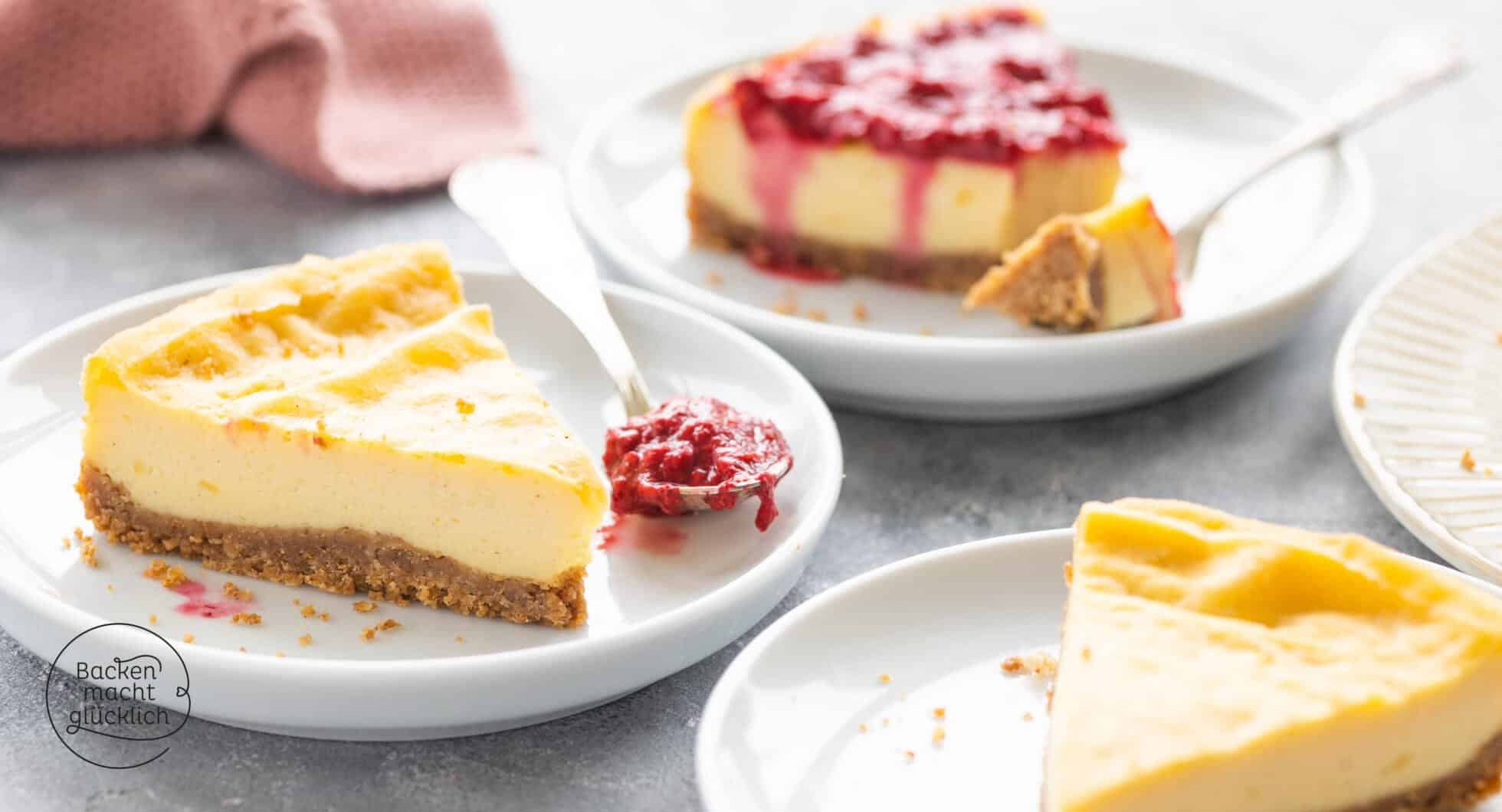 Der beste vegane Cheesecake Backen macht glücklich