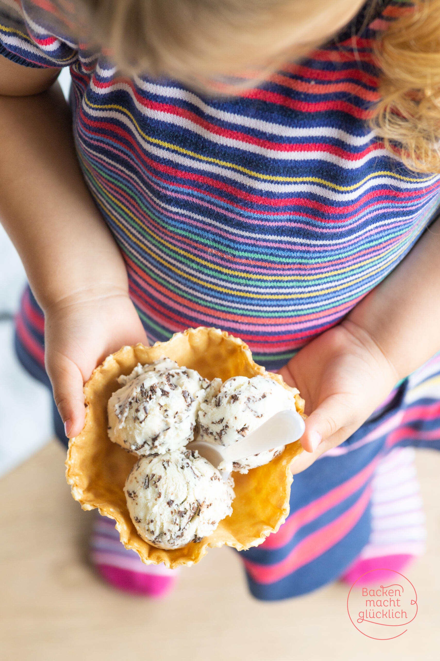 Stracciatella-Eis Rezept