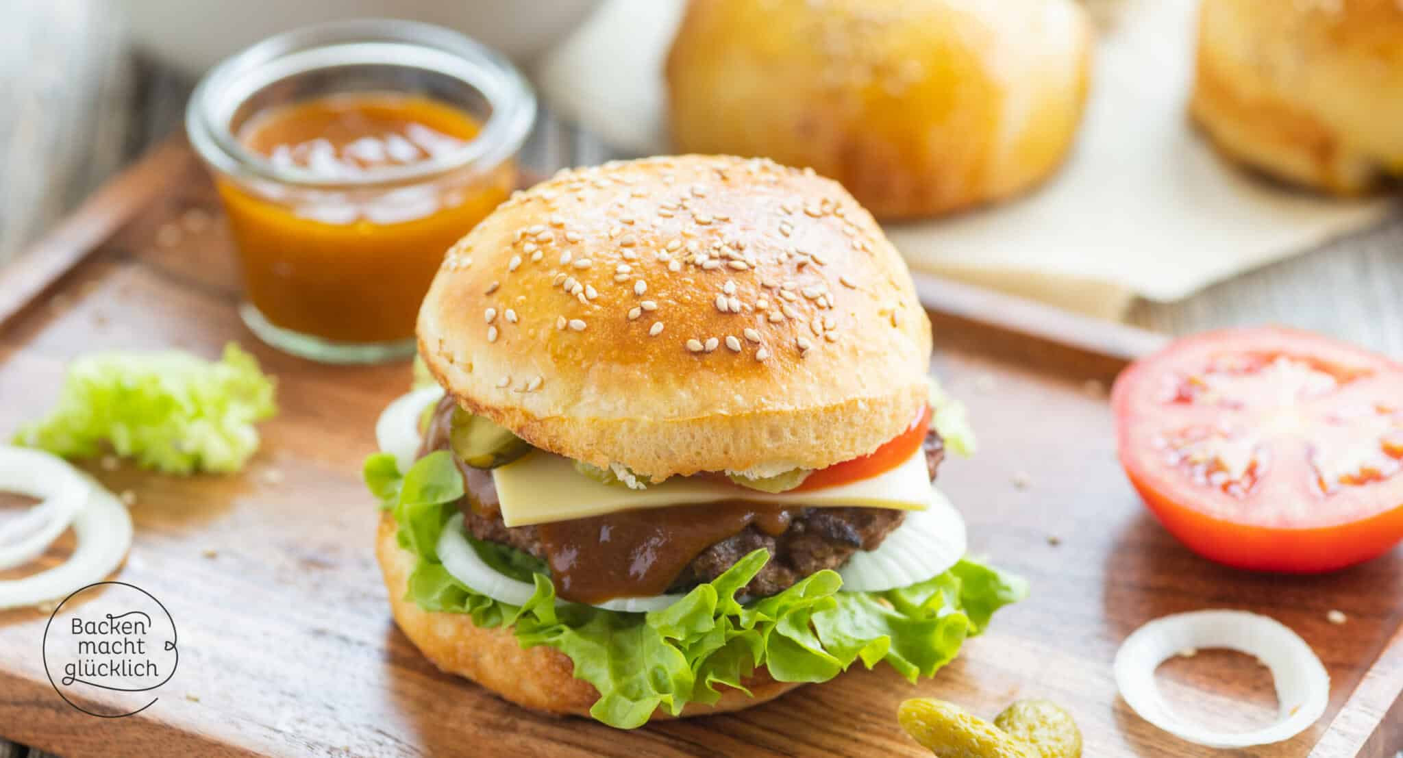 Burger-Brötchen selbermachen | Backen macht glücklich