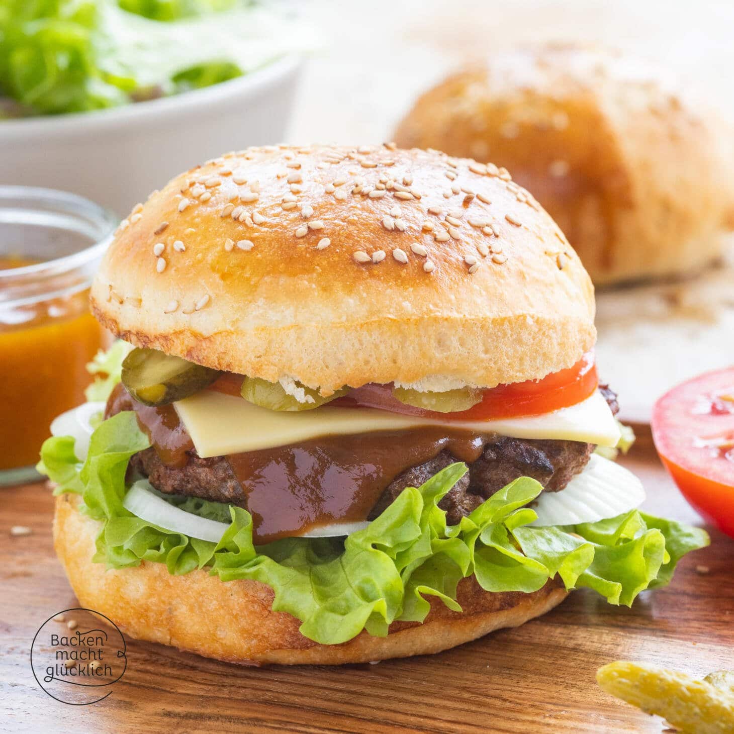 BurgerBrötchen selbermachen Backen macht glücklich