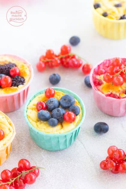 kalorienarme zuckerfreie Quarkmuffins