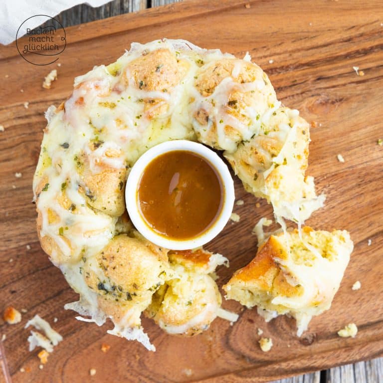 Herzhaftes Low Carb Zupfbrot ohne Mehl