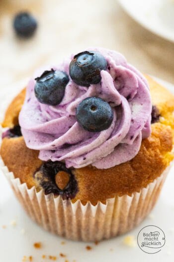 Blaubeer-Cupcakes