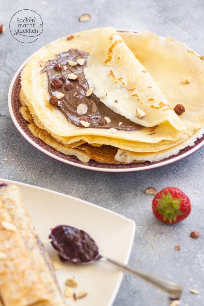 Die besten veganen Crêpes | Backen macht glücklich