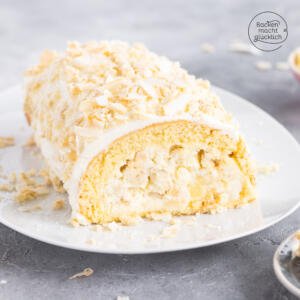 Coconut Swiss roll