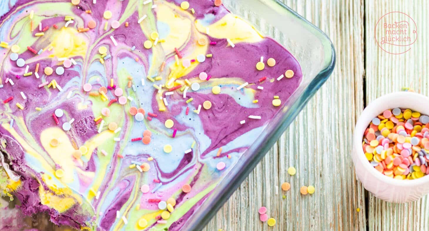 RegenbogenEis Backen macht glücklich