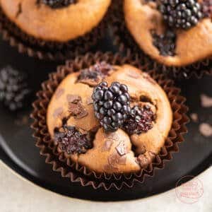 Brombeer-Schoko-Muffins