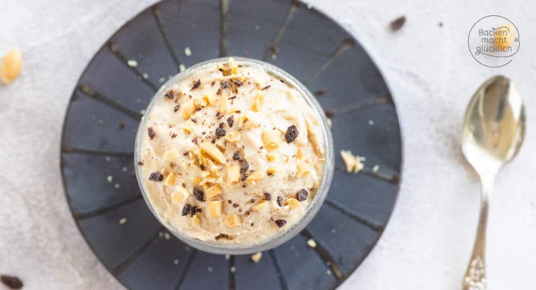 Erdnussbutter-Eis ohne Ei | Backen macht glücklich