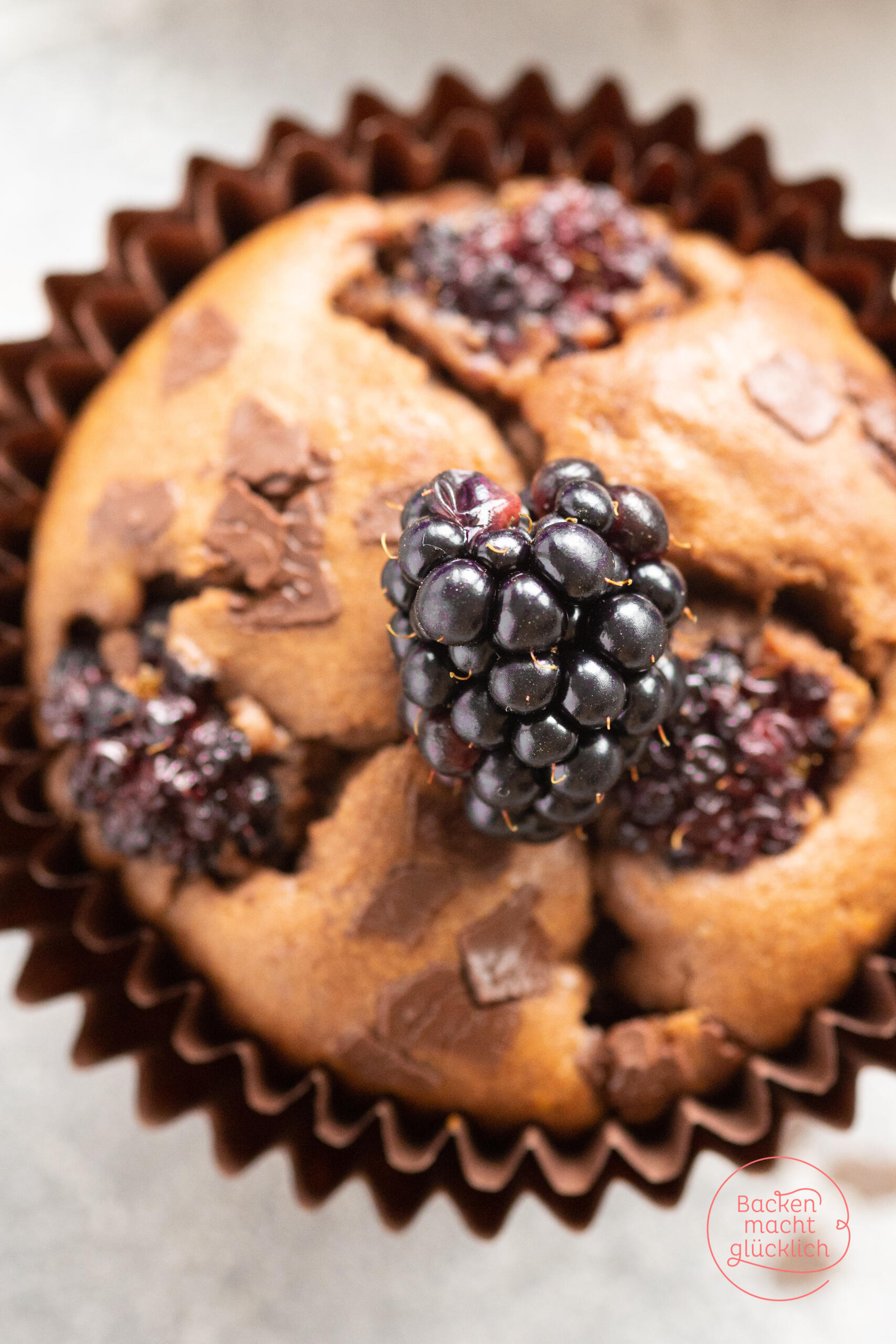 Muffins mit Brombeeren