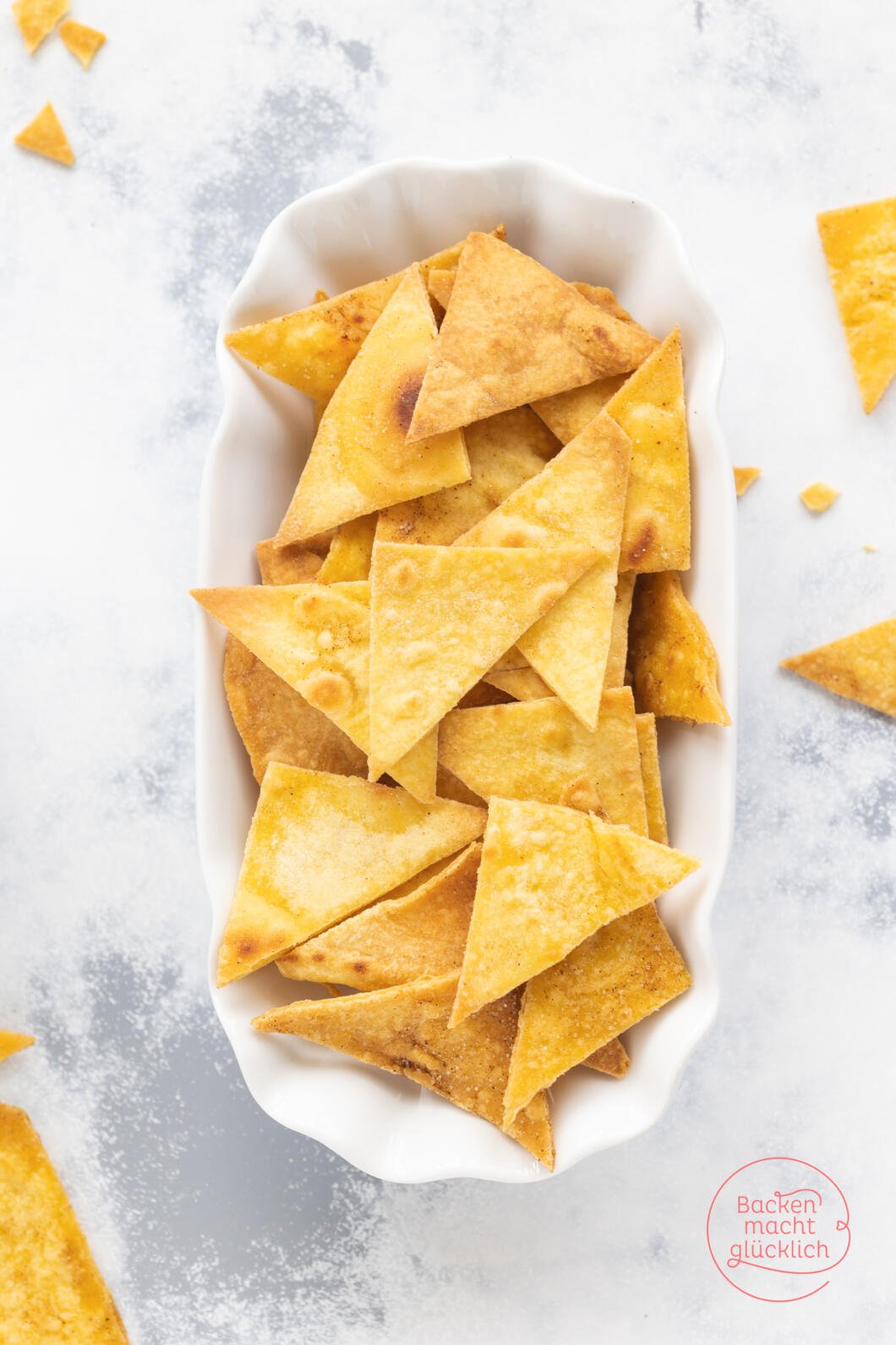 TortillaChips einfach selbermachen im Backofen