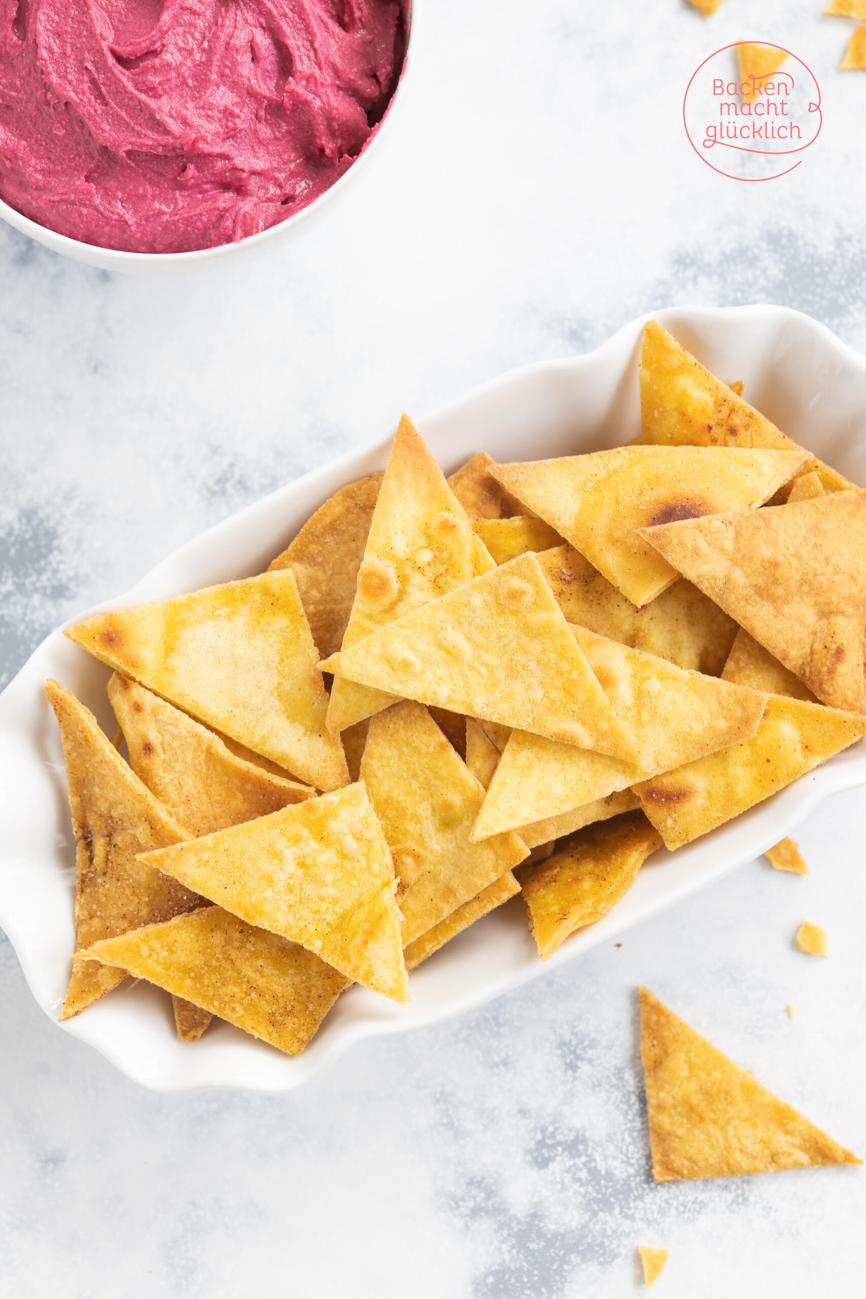 Tortilla-Chips aus Backofen