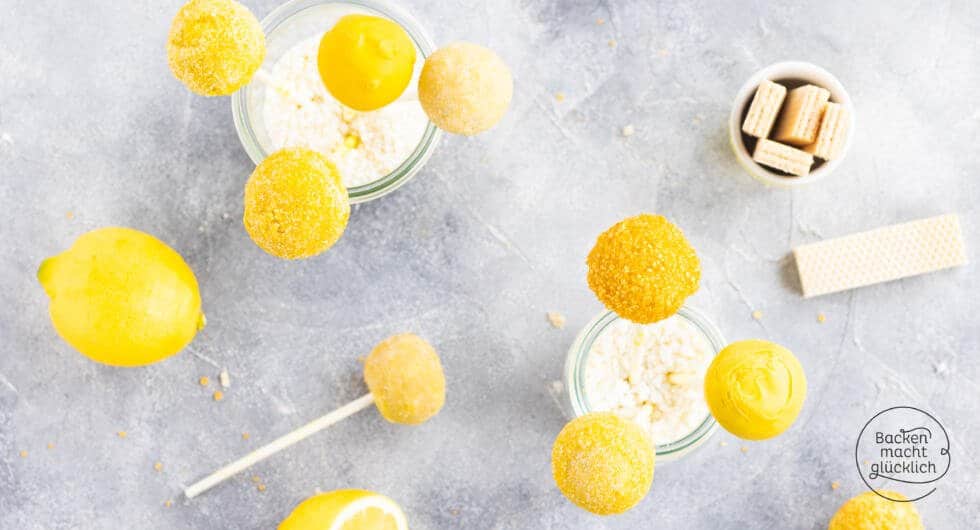 Lemon Cake Pops