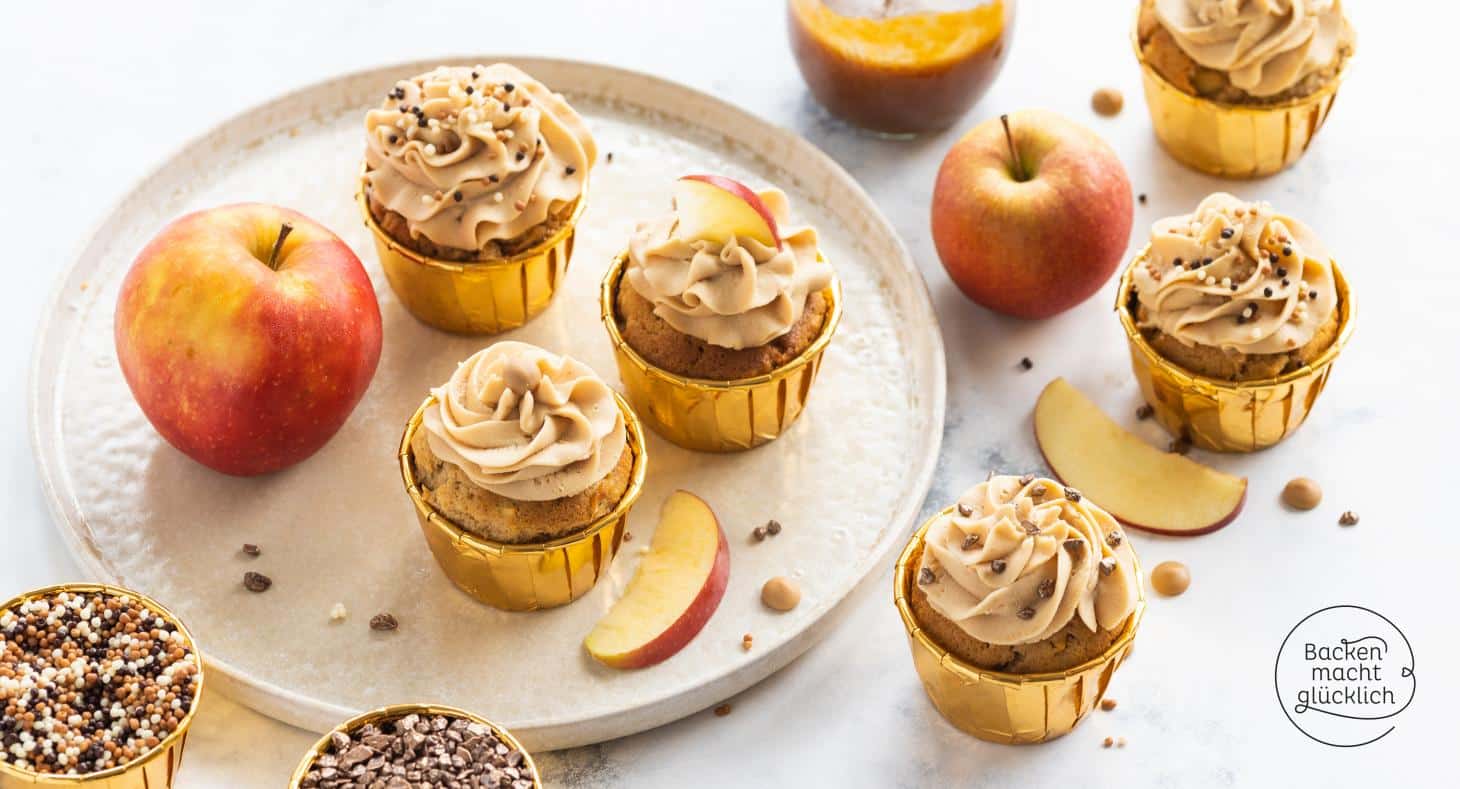 Apfel-Cupcakes | Backen macht glücklich